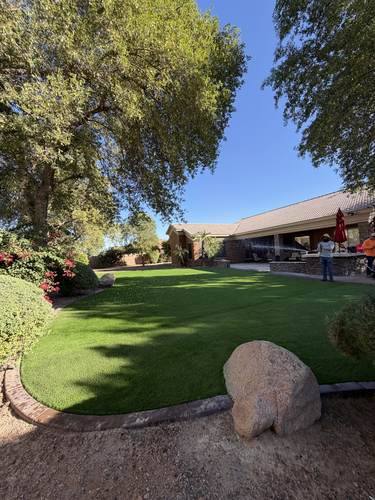 Natural Grass to Artificial Turf Conversion — after, photo 2