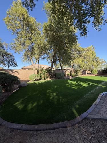 Natural Grass to Artificial Turf Conversion — after, photo 3